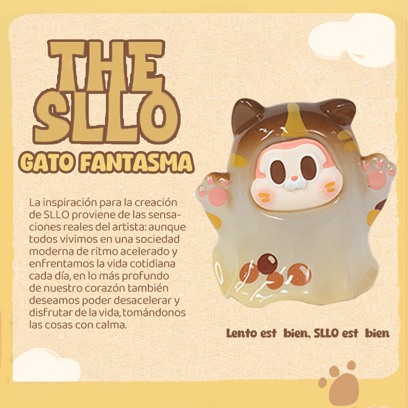 TheSllo Gato Fantasma – Caja Sorpresa de una Figura