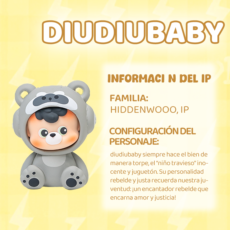 DiuDiuBaby Be Your BB Bears – Caja Sorpresa de Osito Bebé