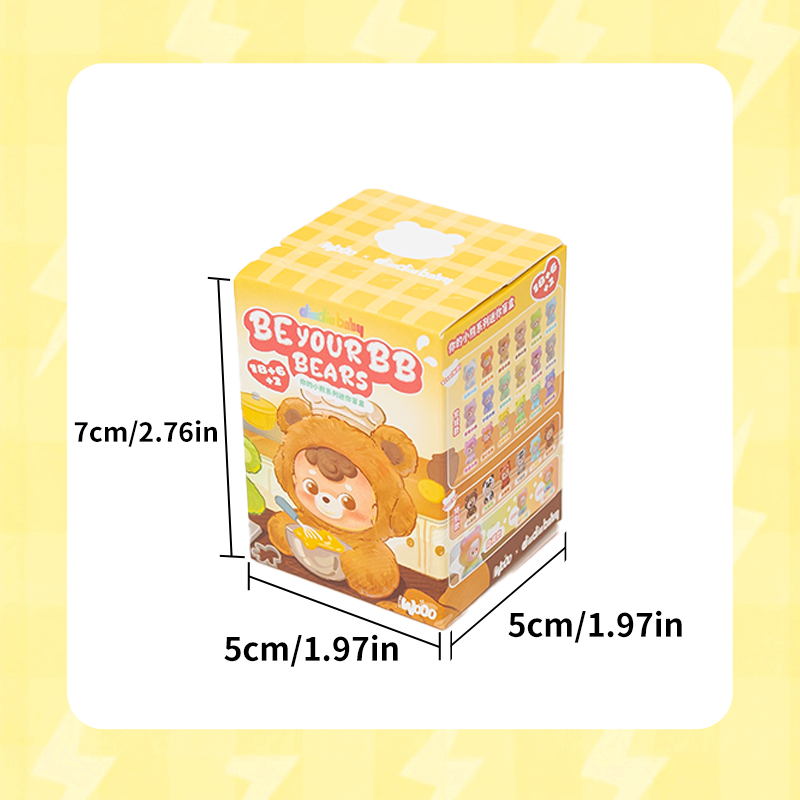 DiuDiuBaby Be Your BB Bears – Caja Sorpresa de Osito Bebé