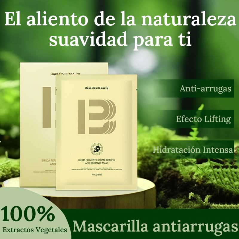 Mascarilla facial reafirmante con fermento de bífida BowBowBeauty