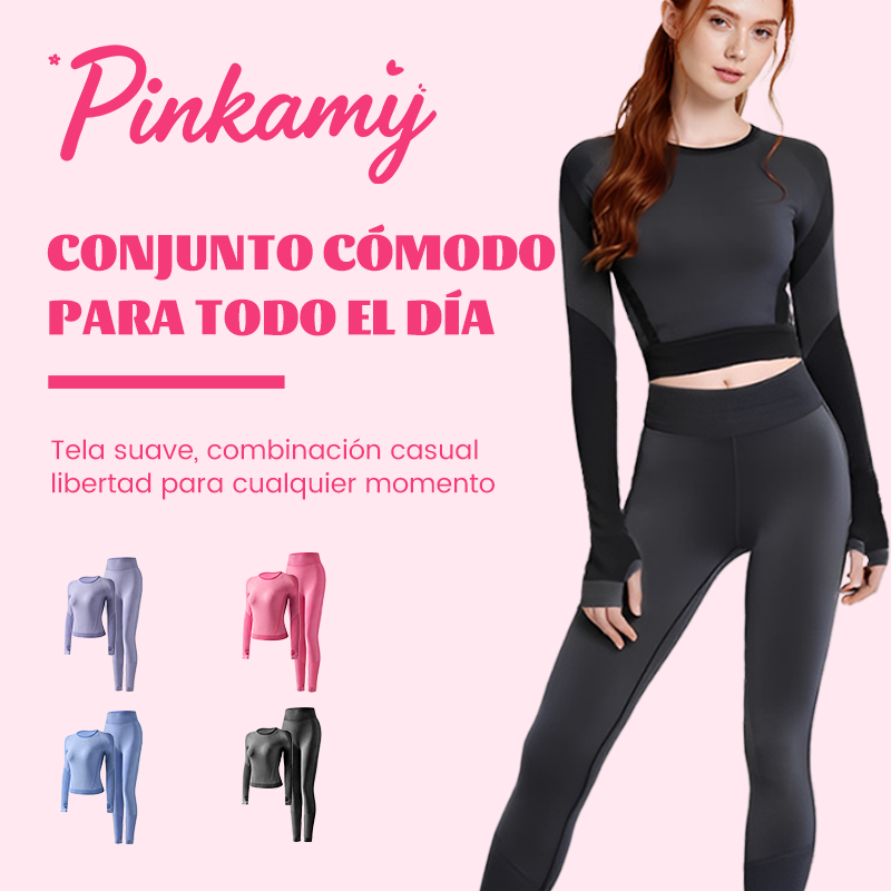 Conjunto deportivo PinkAmy para mujer en cuatro colores