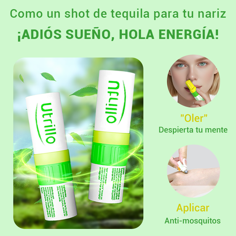 Inhalador aromático refrescante portátil de menta de 1.8 g