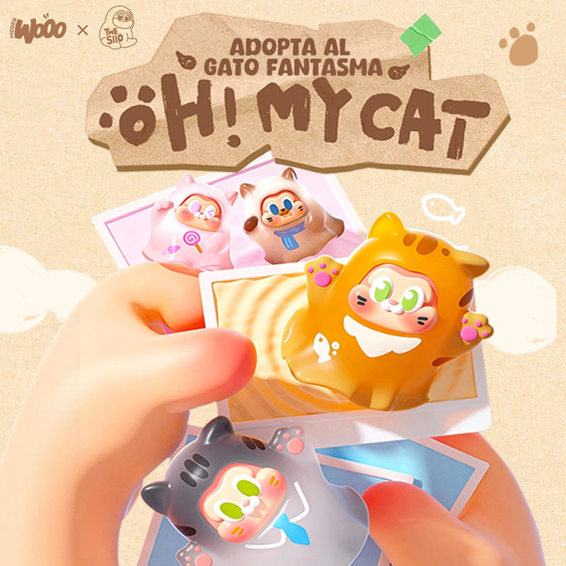 主图1 TheSllo Gato Fantasma – Caja Sorpresa de una Figura