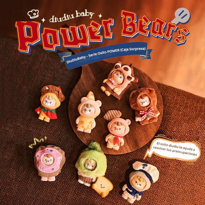 DiuDiuBaby Power Bears – Caja Sorpresa de Ositos