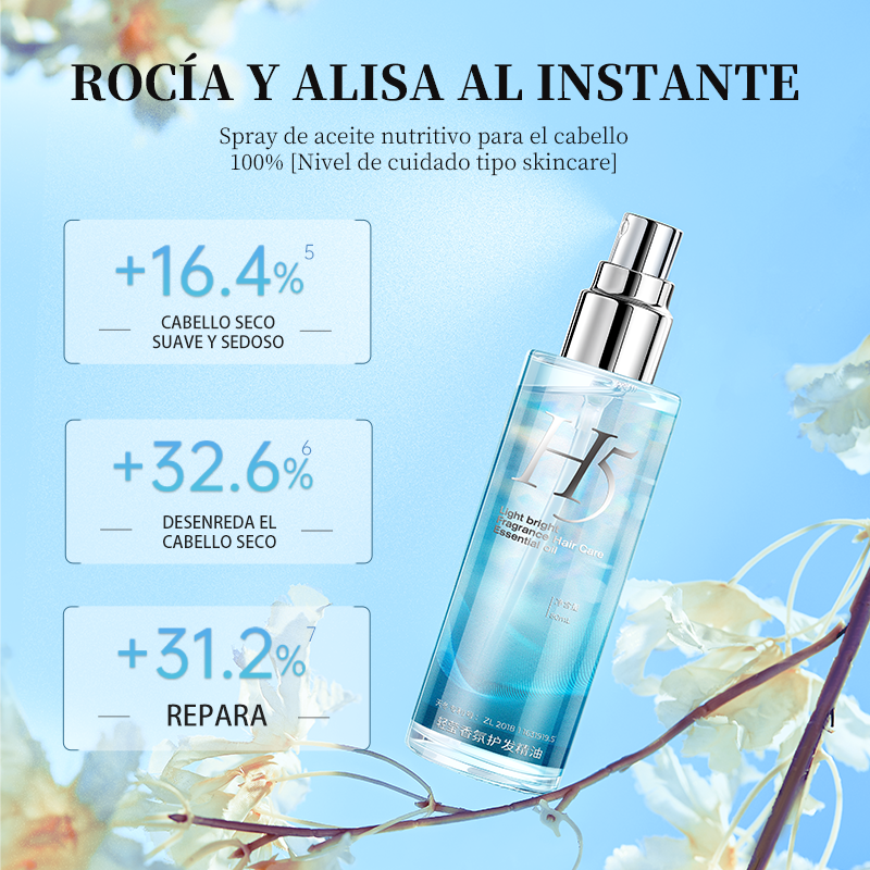Aceite Capilar H5 en Spray – Fragancia Ligera y Reparación para el Cabello