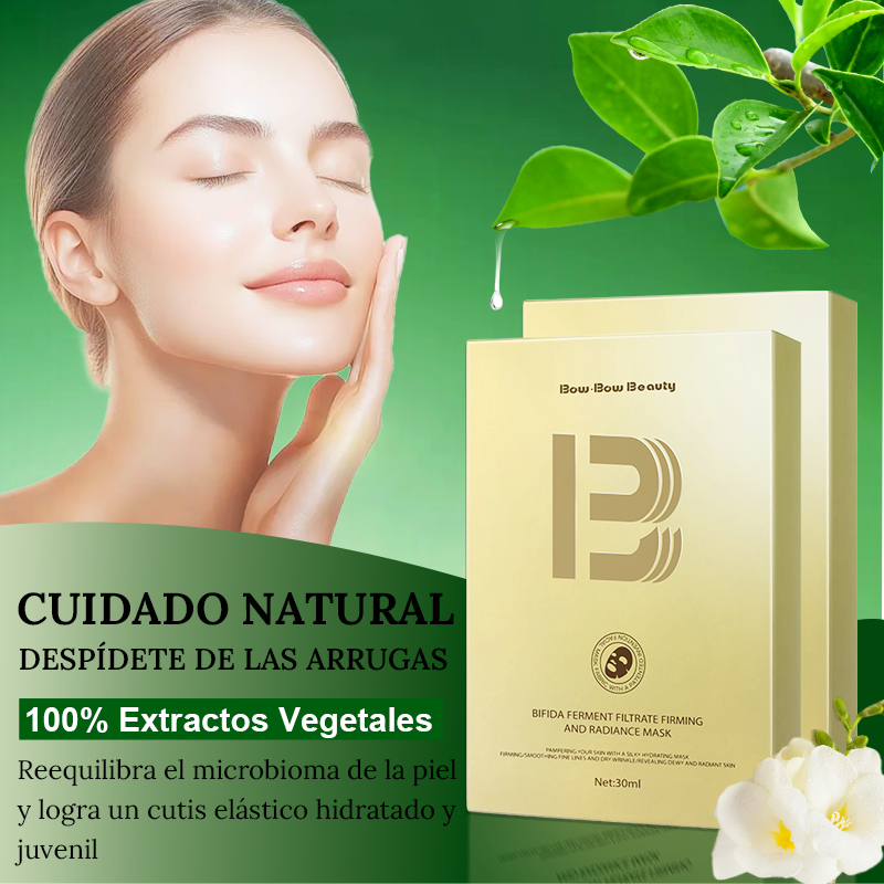 Mascarilla facial reafirmante con fermento de bífida BowBowBeauty