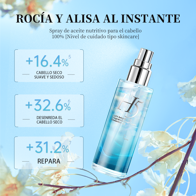 Aceite Capilar H5 en Spray – Fragancia Ligera y Reparación para el Cabello