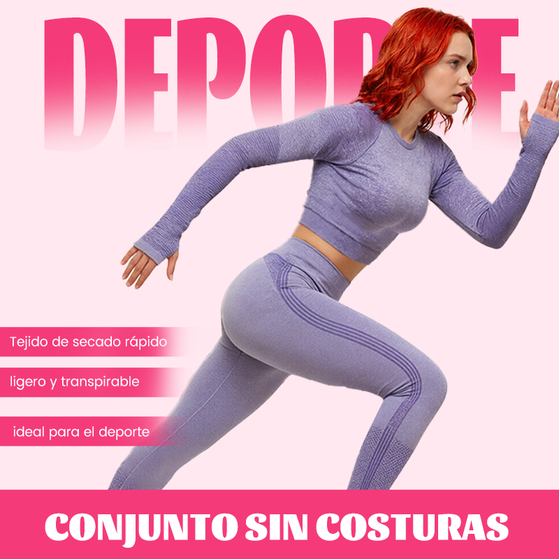主图2 Conjunto deportivo PinkAmy para mujer en cuatro colores