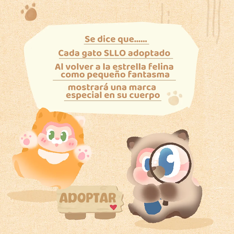 TheSllo Gato Fantasma – Caja Sorpresa de una Figura