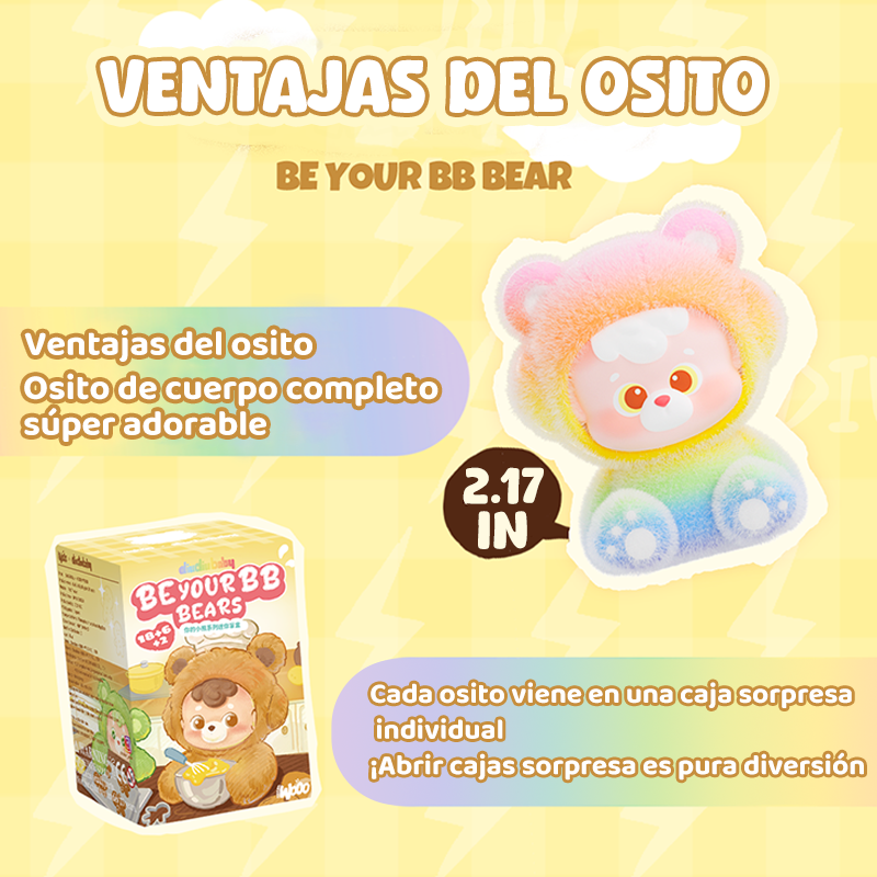 DiuDiuBaby Be Your BB Bears – Caja Sorpresa de Osito Bebé