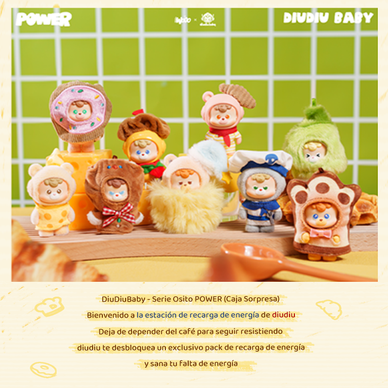 DiuDiuBaby Power Bears – Caja Sorpresa de Ositos