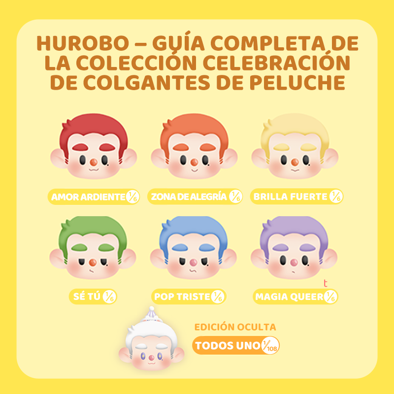 HUROBO Serie Celebración – Caja Sorpresa de Colgantes de Peluche