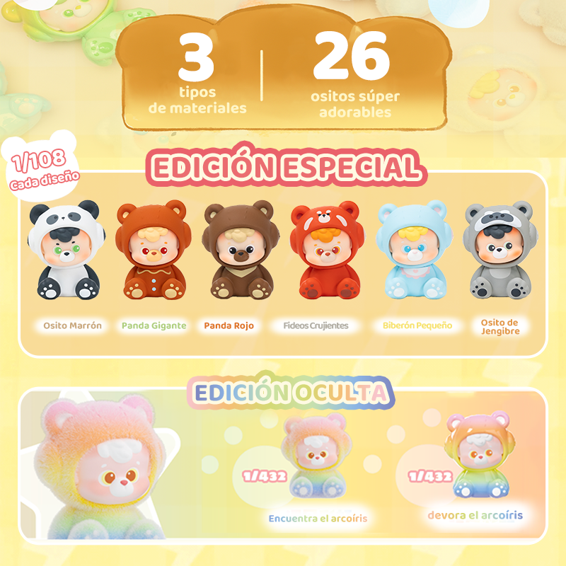 DiuDiuBaby Be Your BB Bears – Caja Sorpresa de Osito Bebé