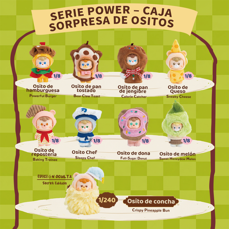 主图4 DiuDiuBaby Power Bears – Caja Sorpresa de Ositos