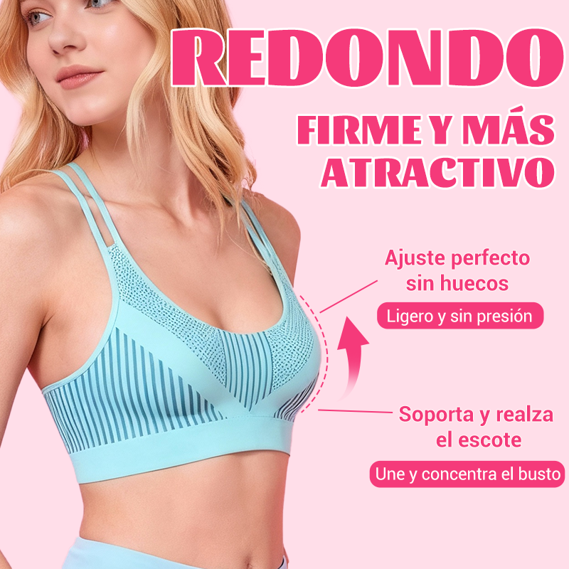 主图4 Top deportivo PinkAmy azul cielo para mujer