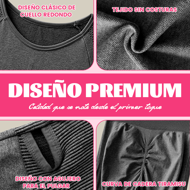 主图5 Conjunto deportivo PinkAmy para mujer en cuatro colores