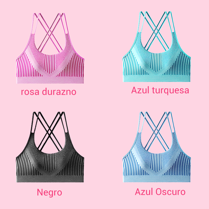 Top deportivo PinkAmy para mujer en colores pastel