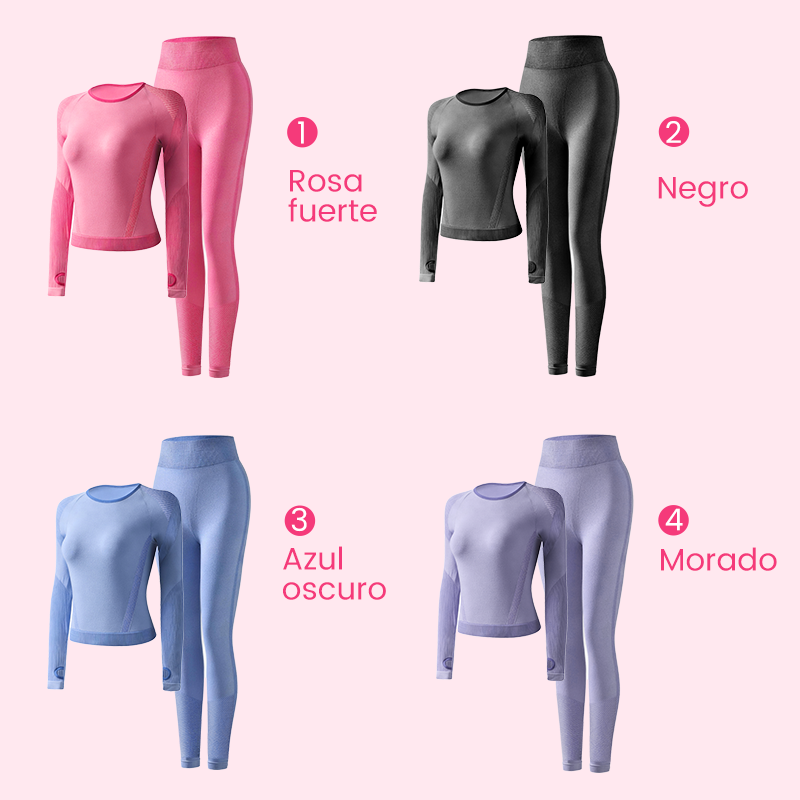 主图8 Conjunto deportivo PinkAmy para mujer en cuatro colores