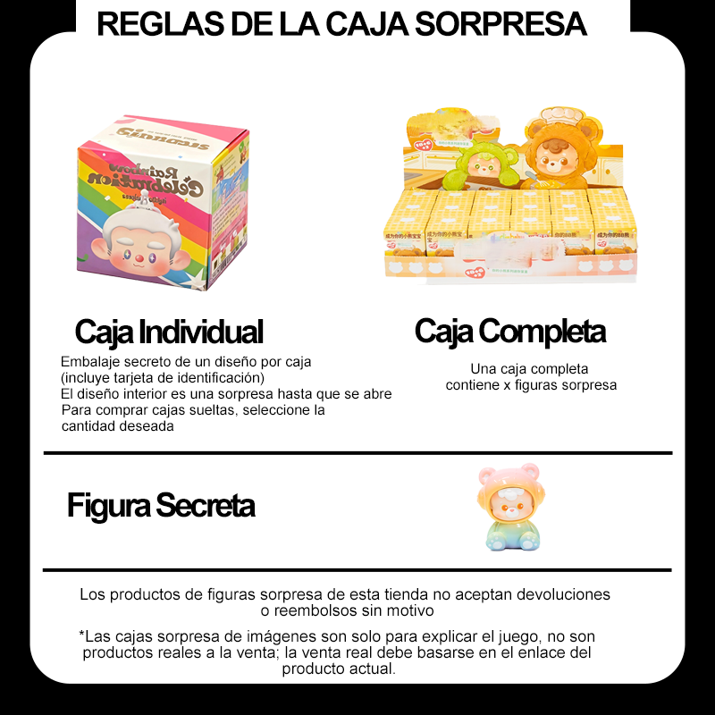 HUROBO Serie Celebración – Caja Sorpresa de Colgantes de Peluche